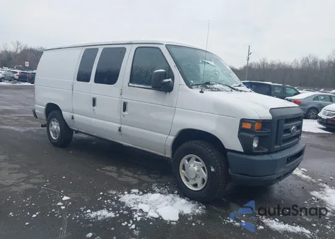 2014 Ford E-250 Commercial z USA, uszkodzony, nr VIN 1FTNE2EL6EDB13845